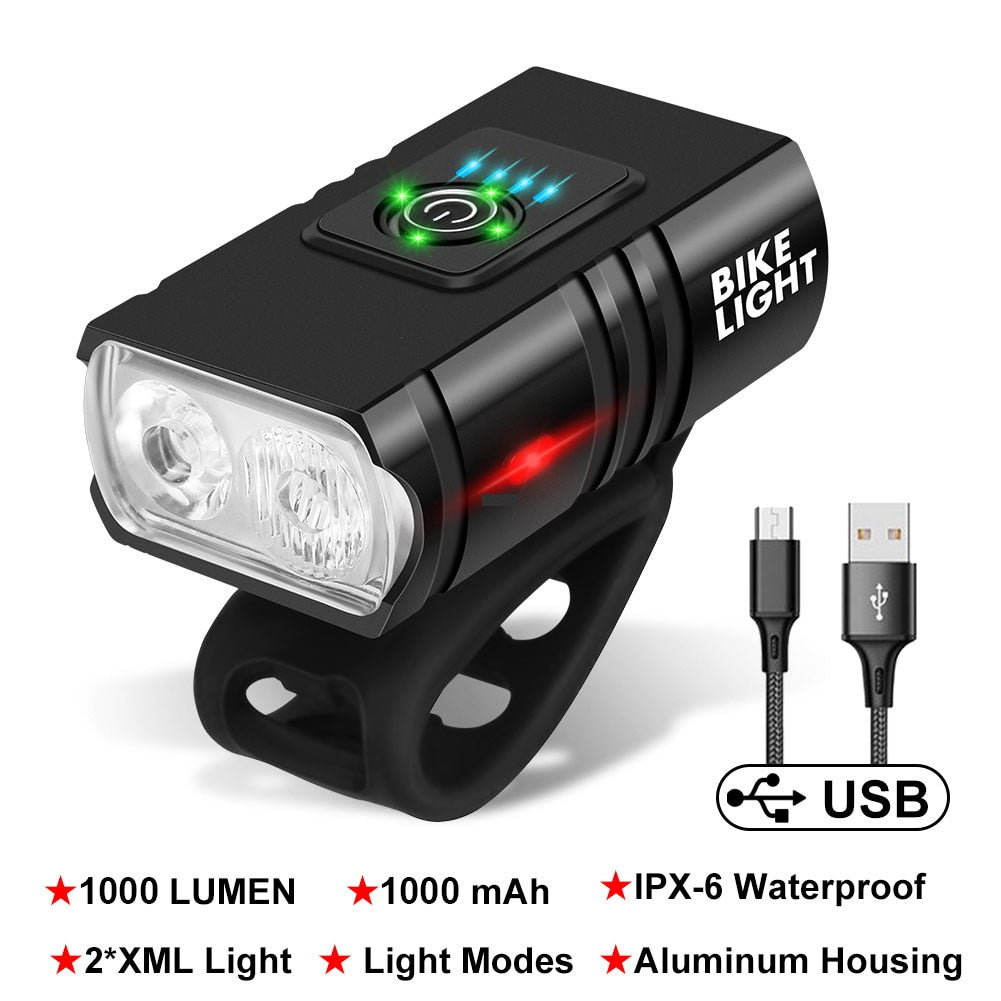 LED Bicycle Light 1000LM