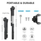 Portable High-pressure Bike Air Pump with Gauge