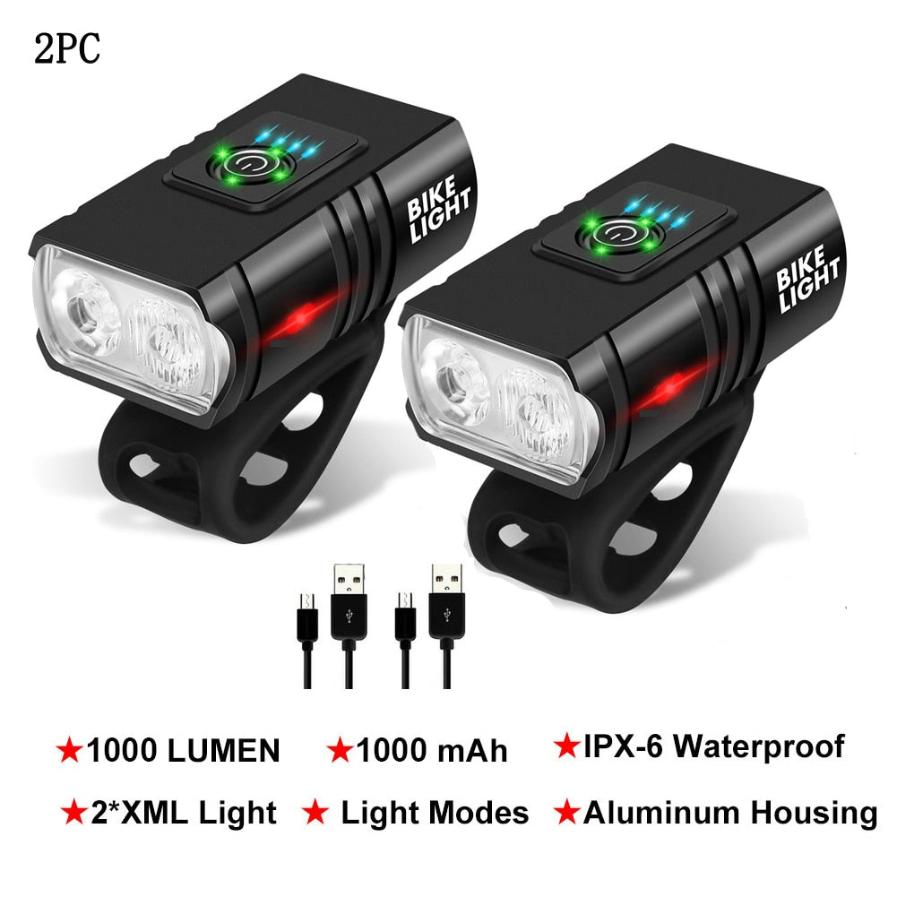 LED Bicycle Light 1000LM