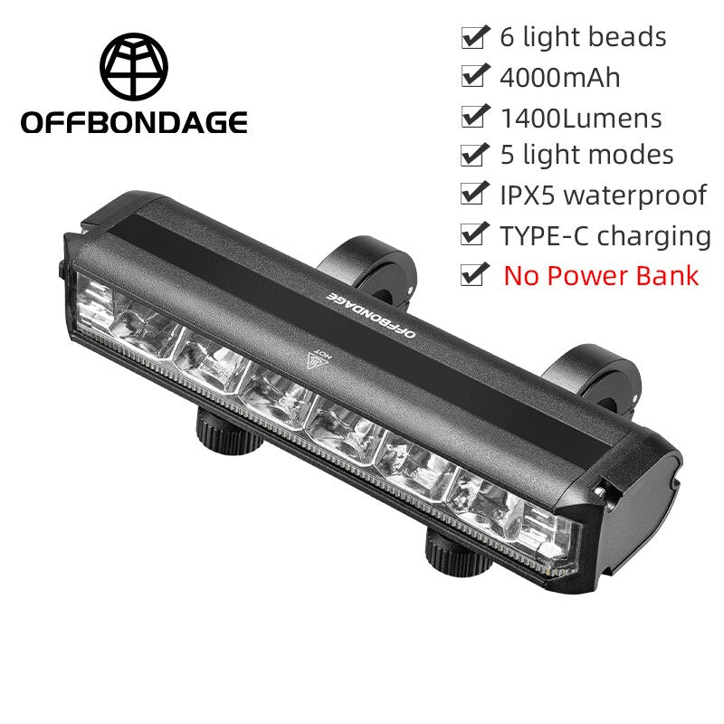 OFFBONDAGE Bicycle Light 900Lumen