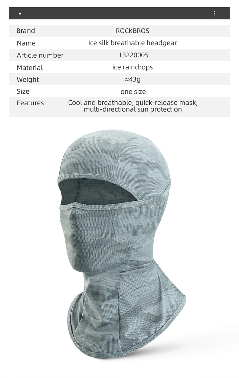 ROCKBROS Sun Protection Balaclava