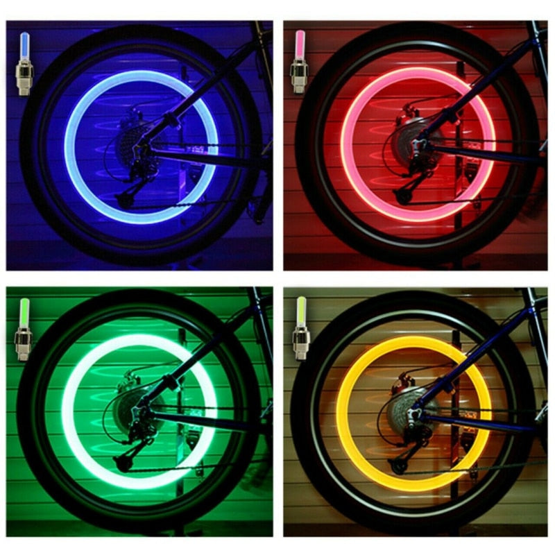 Bicycle LED Tire Valve Cap