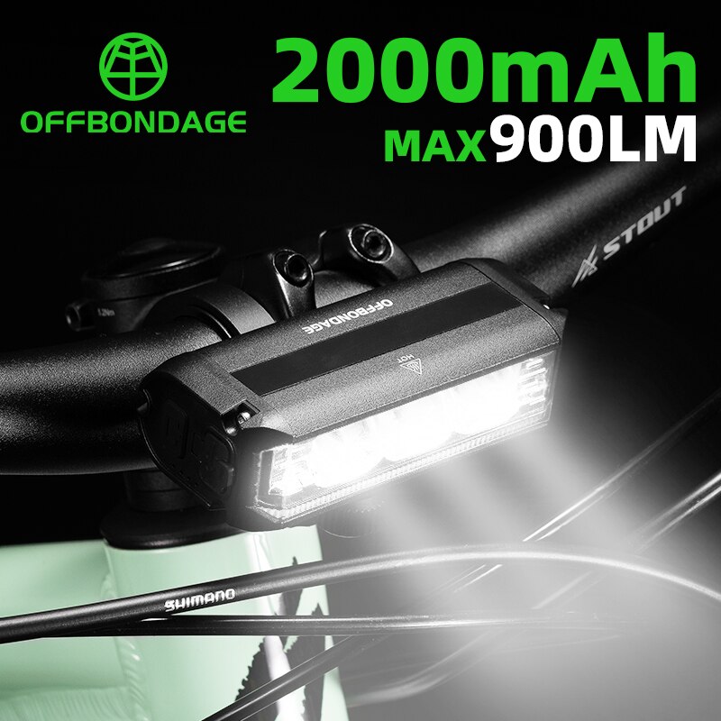 OFFBONDAGE Bicycle Light 900Lumen